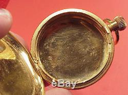 Vintage 50MM REPEATER CASE GOLDFILLED HUNTING High Grade 45MM MVT Pocket Watch