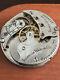 Vintage 6 Size Illinois Pocket Watch Movement Gr. 162 Keeping Time