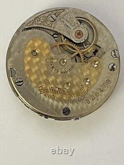 Vintage 6 Size Seth Thomas Two Tone Hunting Pocket Watch Movement, Gr. 35
