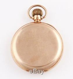Vintage 9ct gold cased pocket watch with 15 jewel movement, Chester 1927