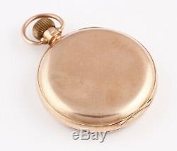 Vintage 9ct gold cased pocket watch with 15 jewel movement, Chester 1927