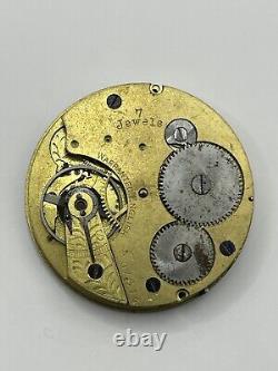 Vintage Albert. E. Dark Barnstaple Pocket Watch Movement For Parts / Repair 42mm