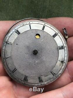 Vintage Antique Repeater Pocket Watch Movement Parts or Repair