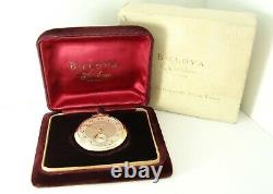 Vintage Bulova'Tuxedo' Pocket Watch c1937, Serviced Movement, Original Boxes