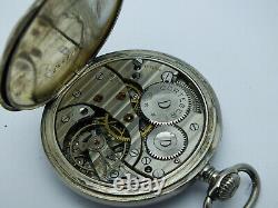 Vintage CORTEBERT cal 526 chronometer rolex movement railway pocket watch