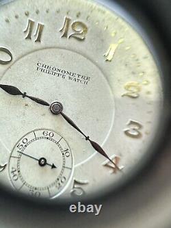 Vintage Chronometere Philippe Watch pocket Mechanical movement Gold Rubis