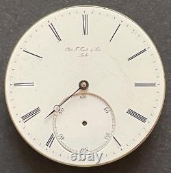 Vintage Chs F. Tissot & Sons Pocket Watch Movement KW Parts High Grade Swiss