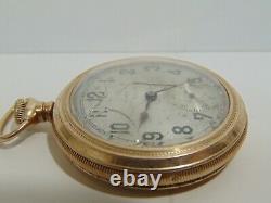 Vintage Delmar Tacy Pocket Watch 21 Jewels Swiss Movement Dueber GF Case RUNNING