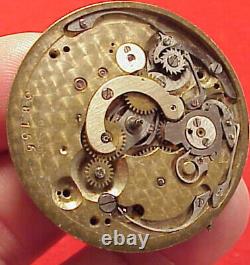 Vintage Duhme Bros & Co Split Second Chronograph 41mm Good Balance Pocket Watch