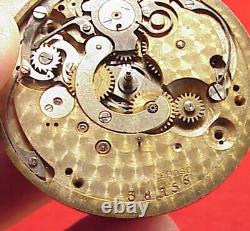 Vintage Duhme Bros & Co Split Second Chronograph 41mm Good Balance Pocket Watch