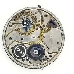 Vintage Dunand Pocket Watch 1/4 Repeater Movement Running Service Repair Parts