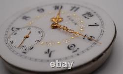 Vintage Elgin Fancy Dial 15 J 16s 306 Pocket Watch Movement-Good Balance A1038