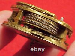 Vintage English Verge Fusee Pocket Watch Movement Richard Bagly Ashford 236