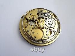 Vintage Gents Swiss Quarter Repeater Mechanical High Grade Pocket Watch Movement