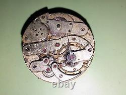 Vintage HENRY LAVALETTE Wolf Tooth Winding Pocket Watch Movement High Grade