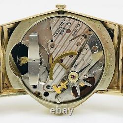 Vintage Hamilton Electric Ventura 14K Gold Wrist Watch 505 Movement WithBox/Papers