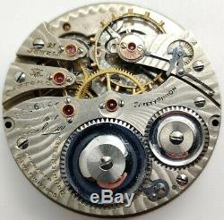 Vintage Hampden New Railway 21 Jewel 16s RR pocket watch movement for repair