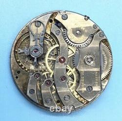 Vintage High Grade Pocket Watch C. H. Meylan Brassus Movement 21j Adjusted Swiss