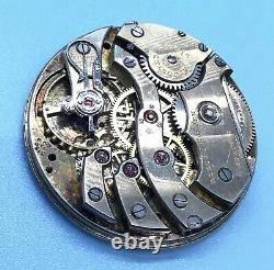 Vintage High Grade Pocket Watch C. H. Meylan Brassus Movement 21j Adjusted Swiss