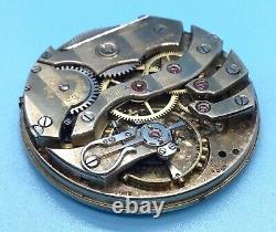 Vintage High Grade Pocket Watch C. H. Meylan Brassus Movement 21j Adjusted Swiss