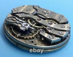 Vintage High Grade Pocket Watch C. H. Meylan Brassus Movement 21j Adjusted Swiss