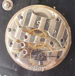 Vintage Longines Open Face Pocket Watch Movement Grade 18.89 Abc Running Strong