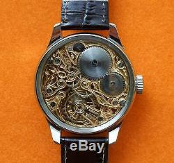 Vintage Men's Skeleton High Quality Pocket Watch Movement