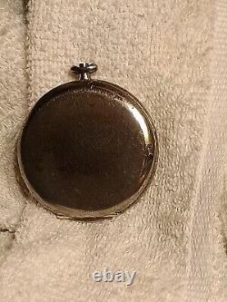 Vintage Military Cortebert 624 Movement Black dial Pocket Watch