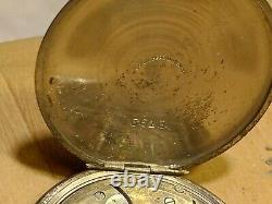 Vintage Military Cortebert 624 Movement Black dial Pocket Watch