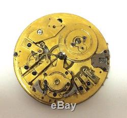 Vintage Minute Repeater Breguet Pocket Watch Movement