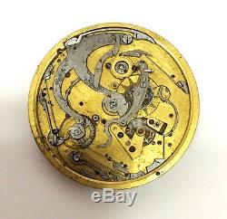 Vintage Minute Repeater Breguet Pocket Watch Movement