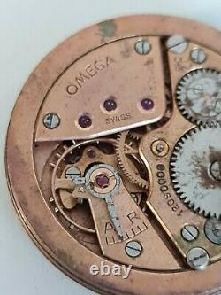 Vintage Original OMEGA 265 manual Winding movement For Parts Doesn't Work