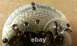 Vintage Philadelphia Watch Company Pocket Watch Key Wind Movement -BEST OFFER