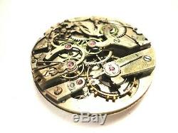 Vintage Pocket Watch Movement 42.2mm Chronograph