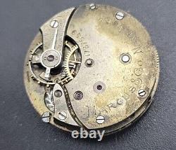 Vintage Pocket Watch Movement High Grade 26mm Marcus & Co NY