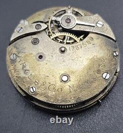 Vintage Pocket Watch Movement High Grade 26mm Marcus & Co NY