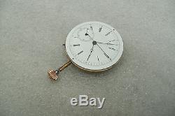 Vintage Quarter Repeater Chronograph Pocket Watch Movement