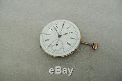 Vintage Quarter Repeater Chronograph Pocket Watch Movement