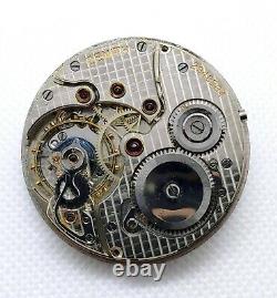 Vintage Rare Movement Zenith Pocket Watch Original Hands and Dial