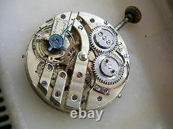 Vintage Rare Triple Date Moonphase Ottoman Pocket Watch Movement Circa 1900