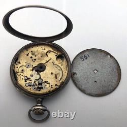 Vintage Repetition Quarts For Part Swiss Pocket Watch Movement BRENET Repair