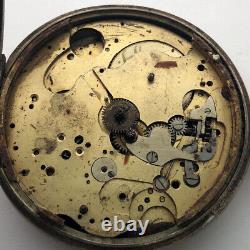 Vintage Repetition Quarts For Part Swiss Pocket Watch Movement BRENET Repair