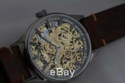 Vintage Rolex Lever MEN'S SKELETON POCKET WATCH MOVEMENT