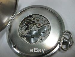 Vintage Tiffany & Co Platinum Pocket Watch 15 Jewels Movado Movement
