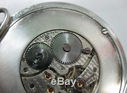 Vintage Tiffany & Co Platinum Pocket Watch 15 Jewels Movado Movement