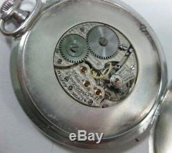 Vintage Tiffany & Co Platinum Pocket Watch 15 Jewels Movado Movement