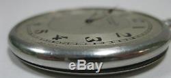 Vintage Tiffany & Co Platinum Pocket Watch 15 Jewels Movado Movement