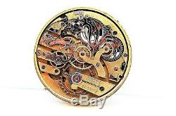 Vintage Universal Geneve Extra Chronograph High Grade Pocket Watch Movement