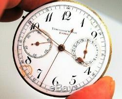 Vintage Universal Geneve Extra Chronograph High Grade Pocket Watch Movement