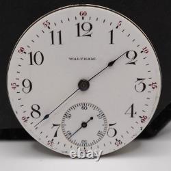 Vintage Waltham 16s Riverside 19 Jewels Pocket Watch Movement-Ticking/Works A938